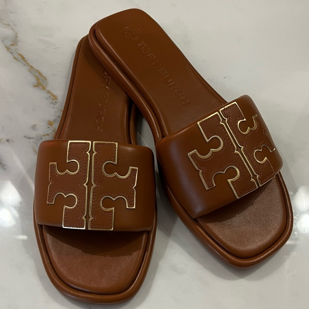Tory Burch Double T Sport Slide